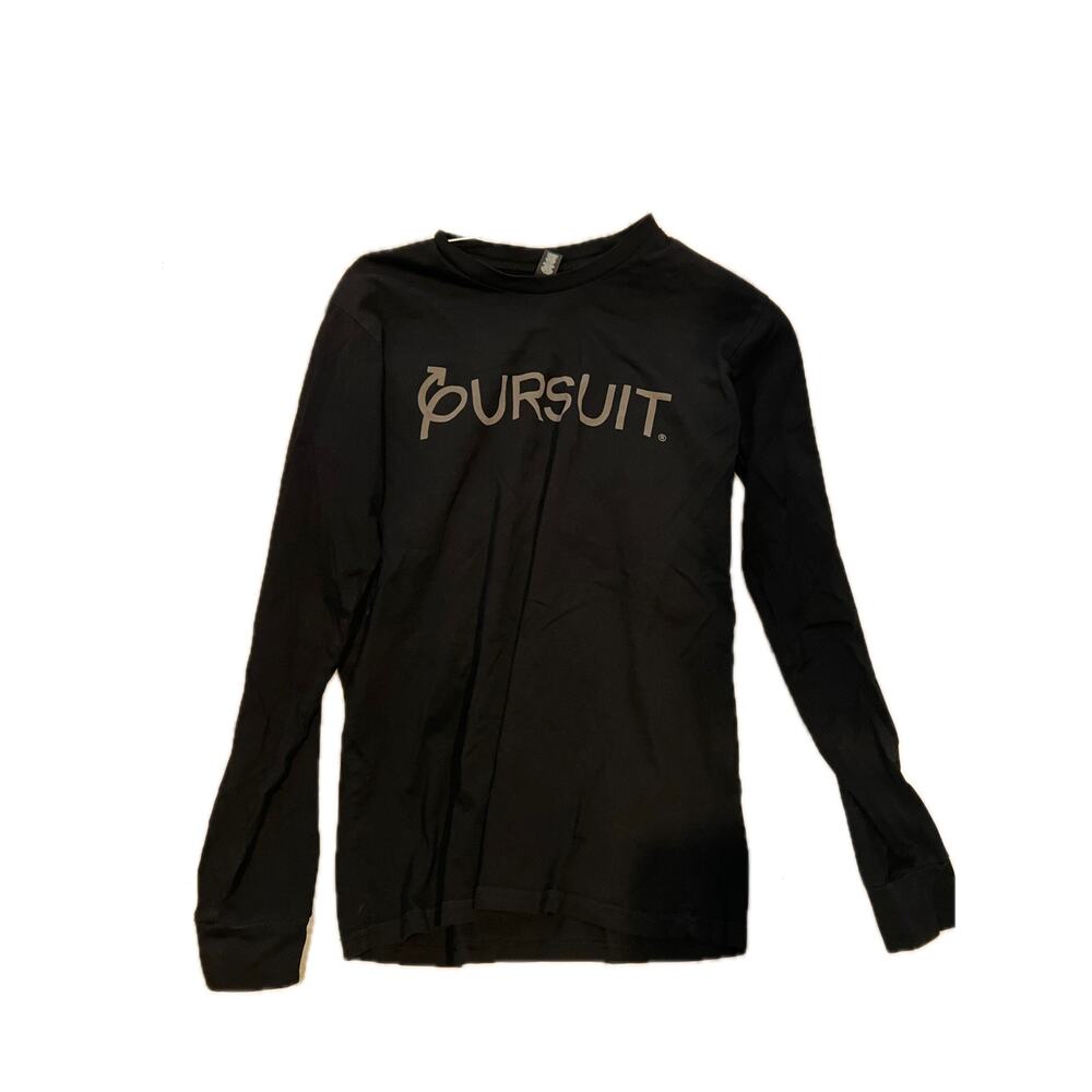 AS Color Staple Black Long Sleeve Shirt Mens Med